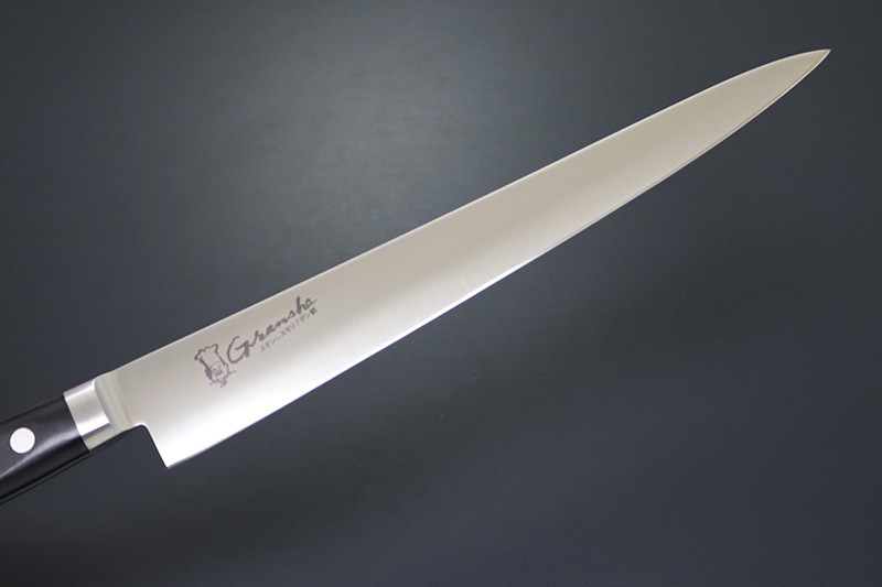 グランシェ / Granshe モリブデン鋼 口金付黒合板柄 筋引270mm 本刃付(KC-729)