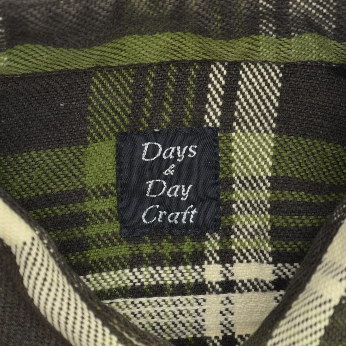 デイズアンドデイクラフト Days&DayCraft シャツ ボタンダウン ペイズリー インディゴ サイズ Ｓ 春秋 送料無料 ブランド古着Days\u0026Daycraft &frasl; デイズアンドデイクラフト チェック