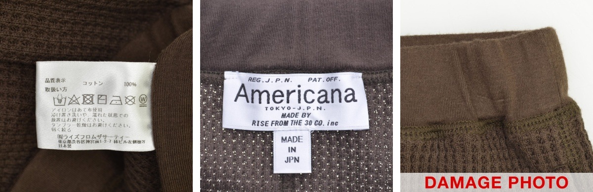 ブランド古着】Americana / アメリカーナ 19AW 19060510000530 THERMAL  