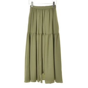 CLANE / ����� 22AW 13109-6162 TIERED BACK LONG SKIRT �������� 