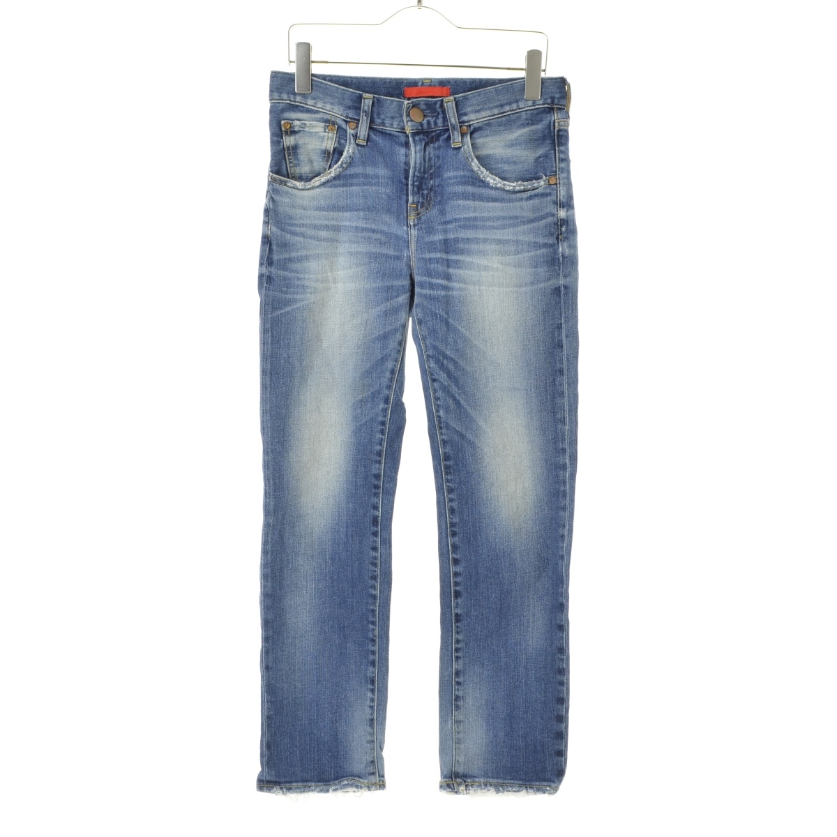RED CARD レッドカード　新品未使用　25 フリンジ裾デニムパンツ RED CARD TOKYO セール50％OFF レッドカード Anniversary 25th