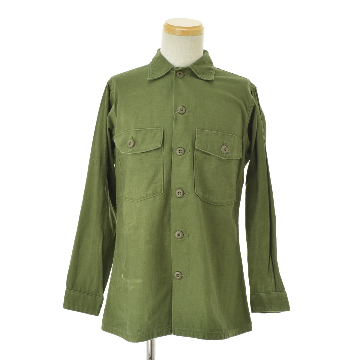 70s US ARMY UTILITY SHIRT OG-107 コットンサテン 70s US ARMY UTILITY SHIRT OG-107 コットンサテン - メルカリ