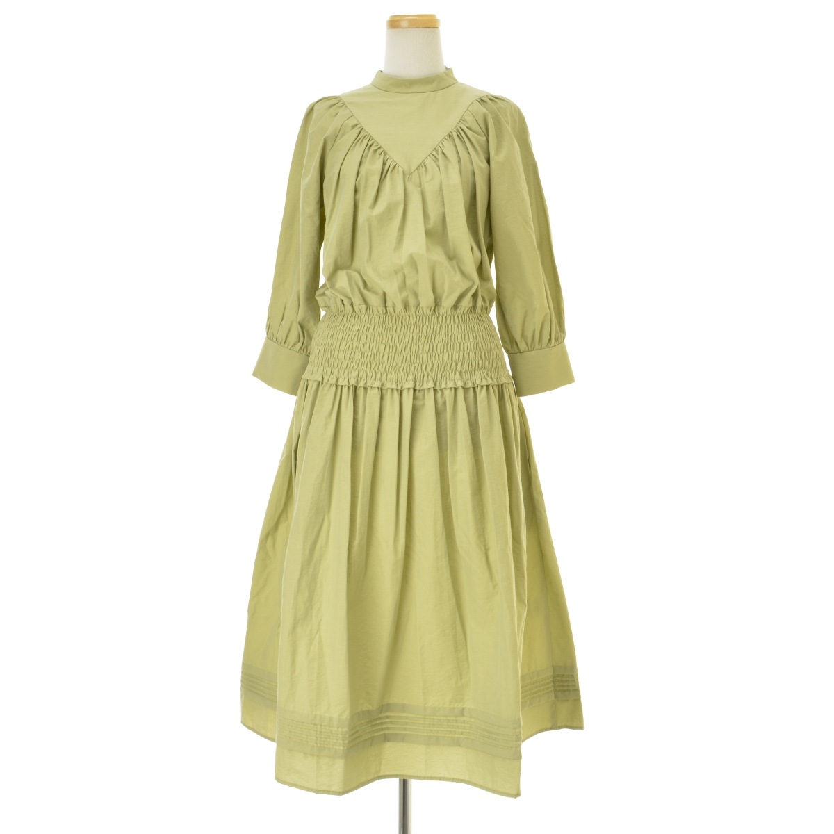 BORDERS at BALCONY 黄色　ワンピース BORDERS at BALCONY 黄色 ワンピース （WEEKEND MAXI DRESS
