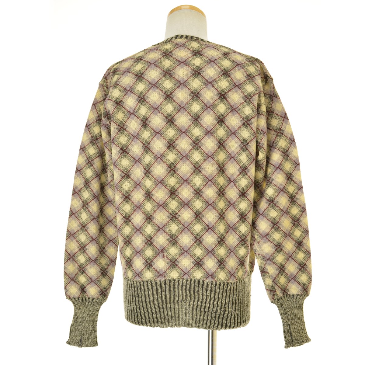 ブランド古着】アメカジ チェックパターン 長袖ニットセーター  
