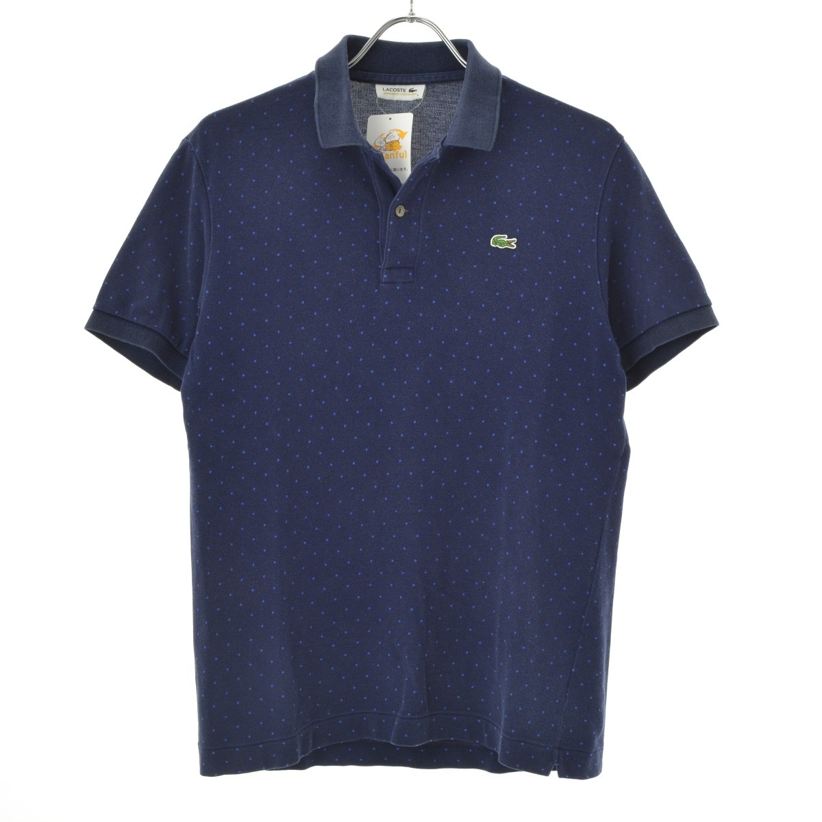 ブランド古着】LACOSTE / ラコステ PH107E 日本製 ドット鹿の子 半袖