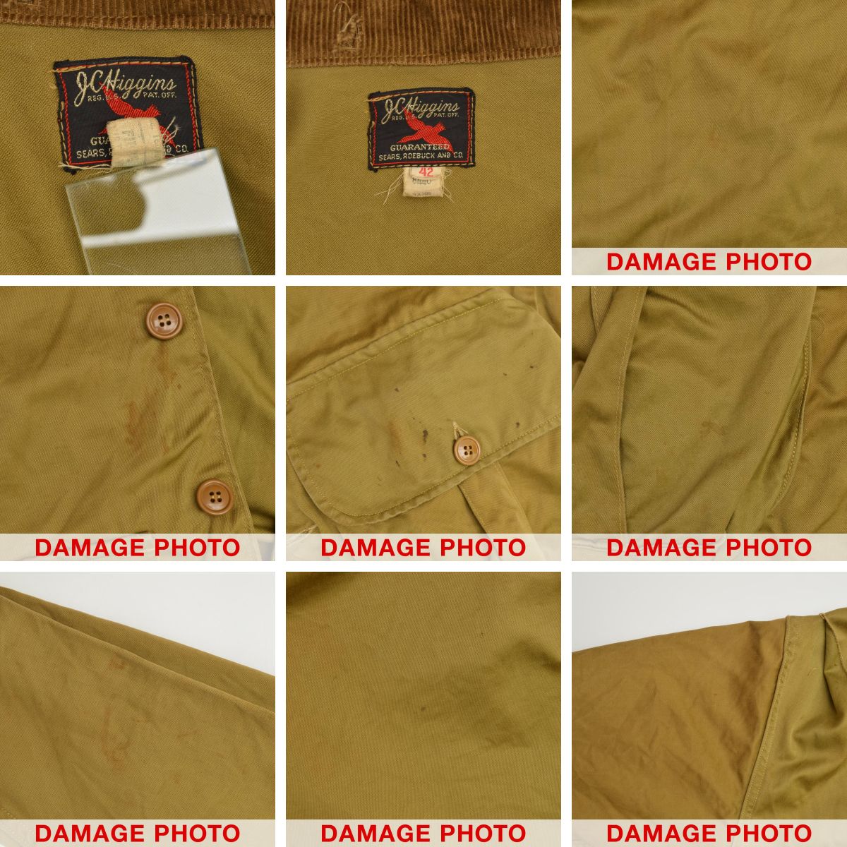 40s〜50sハンティングジャケット ヴィンテージ 50s～ J C Higgins by SEARS Hunting Jacket | Wonder Wear