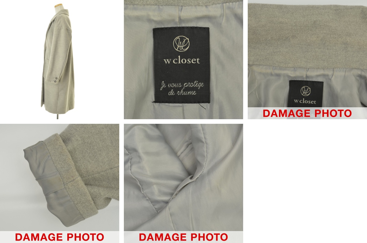 A.P.C Jules Tournier 社製生地使用 ダブル チェスターコート コート チェスターコート メンズ ミドル丈 ウール地 ダブル