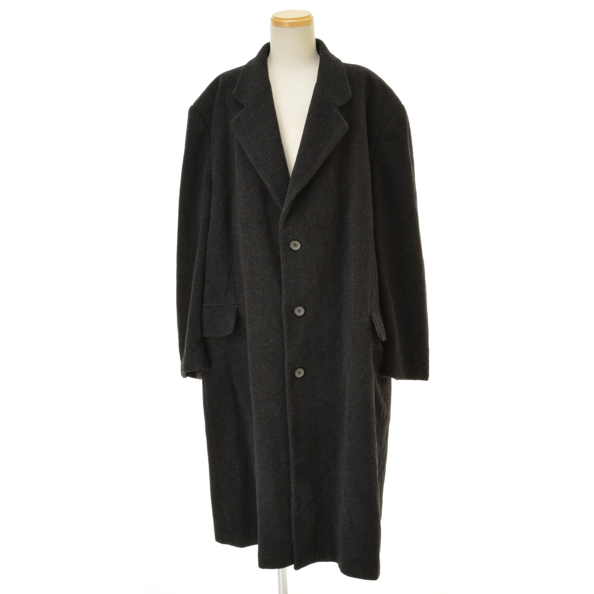 ブランド古着】古着 / フルギ カシミヤ混 チェスター ウールコート