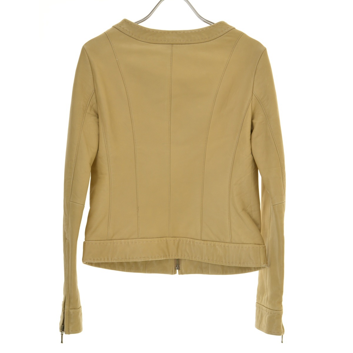 UNTITLED ブラック レザー シングルライダース