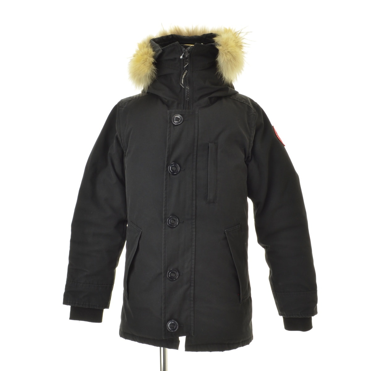 美品 S カナダグース シャトーパーカダウンジャケット 黒 3426JM フード CANADA GOOSE - 美品 S カナダグース シャトーパーカダウン