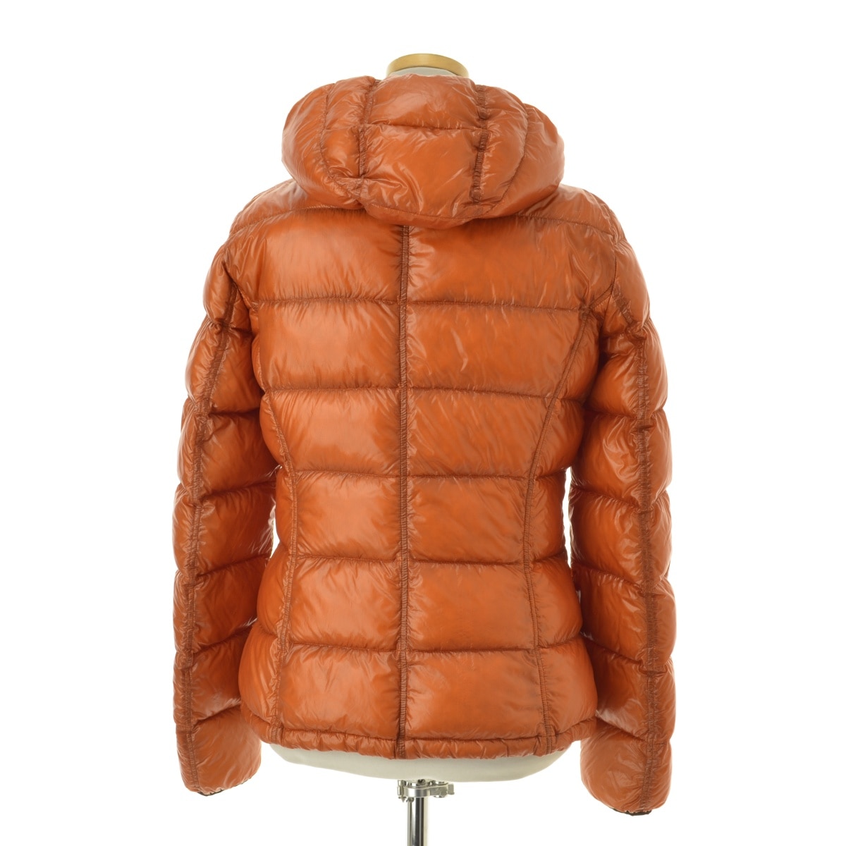 ヘルノ HERNO ダウンジャケット オレンジ フード 44 リバーシブル 最新