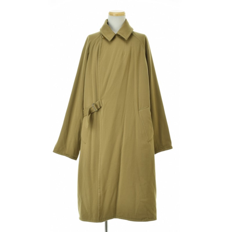 comoli 17AW ウール中綿タイロッケンコート　ネイビー ブランド古着】COMOLI / コモリ 17AW L03-04004 ウール中綿