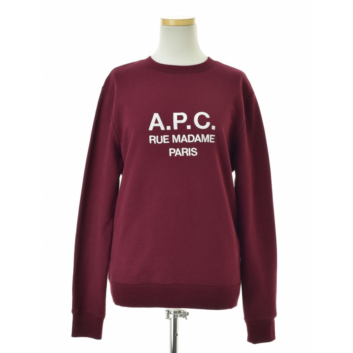 A.P.C - 【APC】RUFUS ロゴ刺繍長袖スウェット ブランド古着】APC / アーペーセー RUFUS ロゴ刺繍 長袖