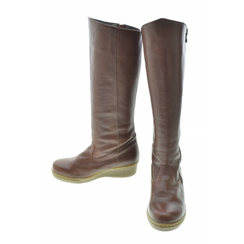 Hina Day Green ロングブーツ ブランド古着】Hina Day Green / ヒナデイグリーン レザーロング