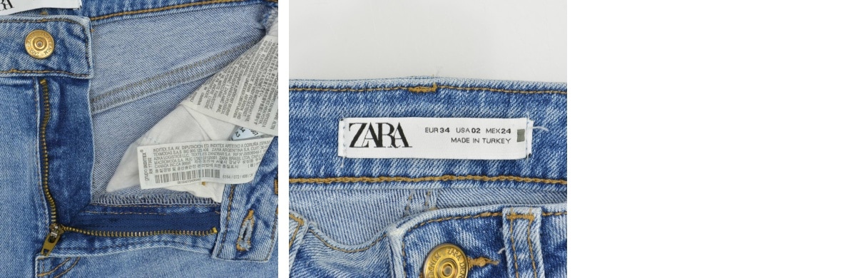 サラ　0724 ZARA】ザラ ざっくりニット ウール混 ニットカーディガン M 4つ