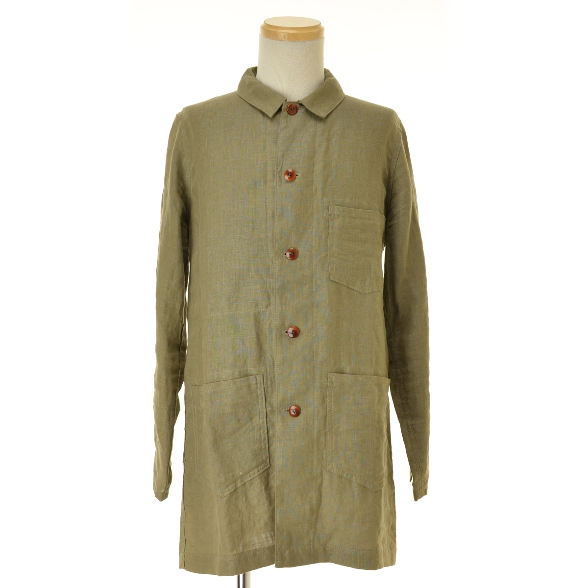 ブランド古着】klause リネン ワーク コート | その他 ブランド古着の