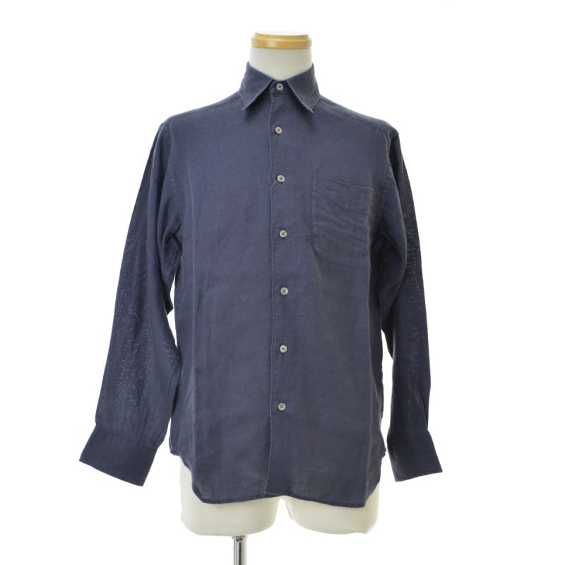 バナナリパブリックアイリッシュリネンIRISH LINEN ブラックリネン