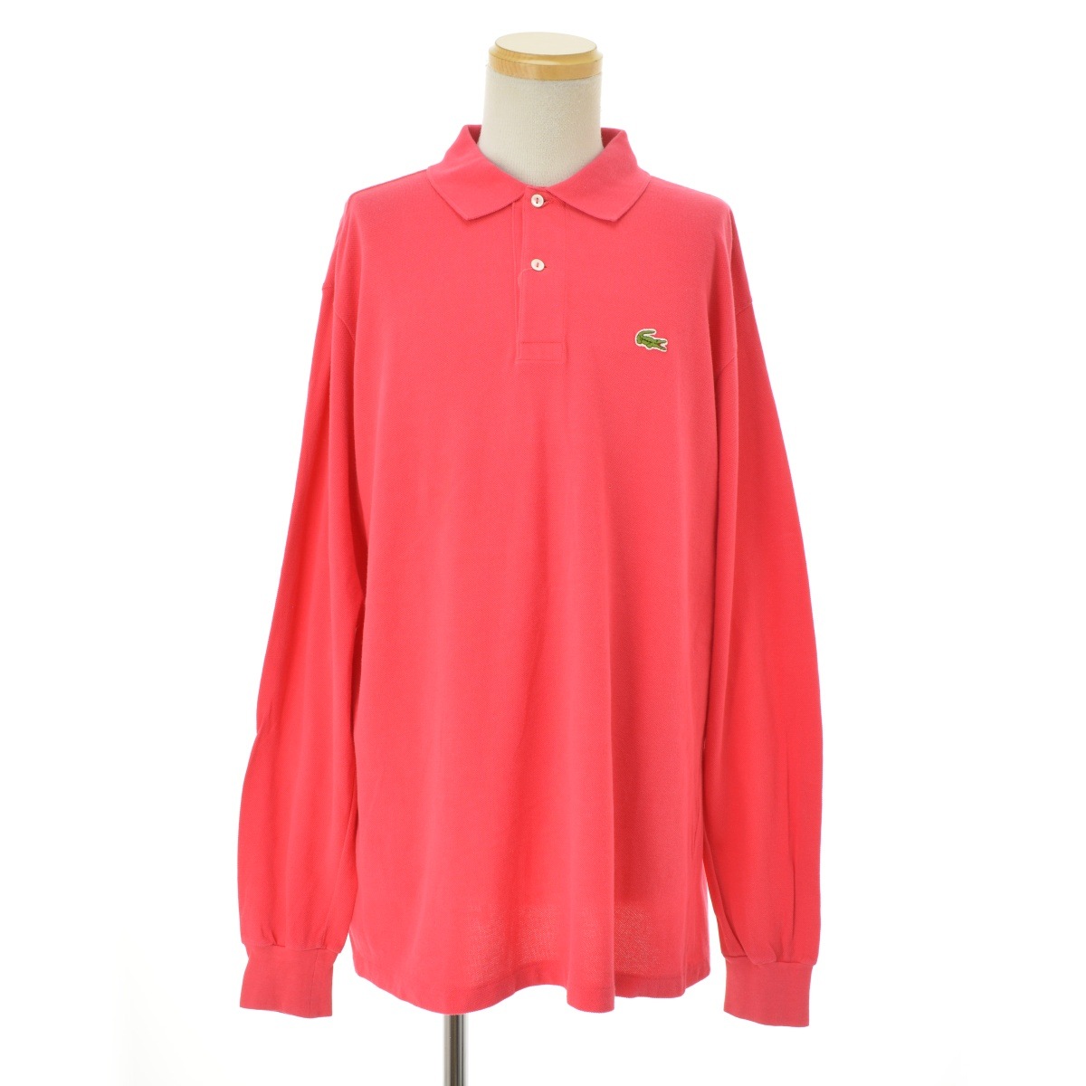 ラコステ フランス製 70s ビンテージ シャツ LACOSTE /3925 IZOD 501 101 70s 80s フランス製 フレンチラコステ Lacoste 半袖 ポロシャツ グリーン レディースSM相当 ワンポイント ヨーロッパ古着