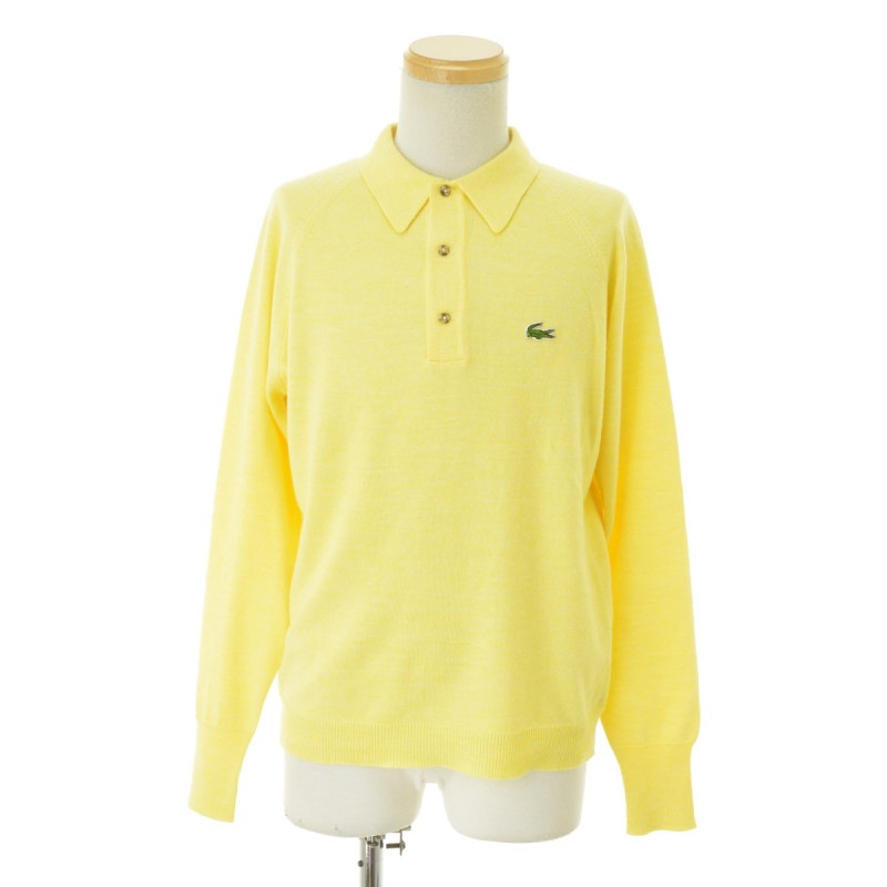 IZOD LACOSTE / �������åɥ饳���� 70s �崬������ �˥å� Ĺµ�ݥ������ 