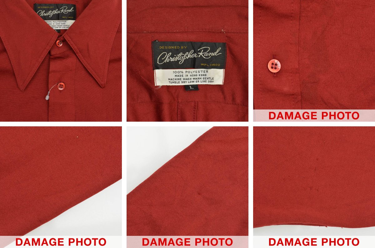 ブランド古着】CHRISTOPHER RONALD ポリエステル 長袖シャツ