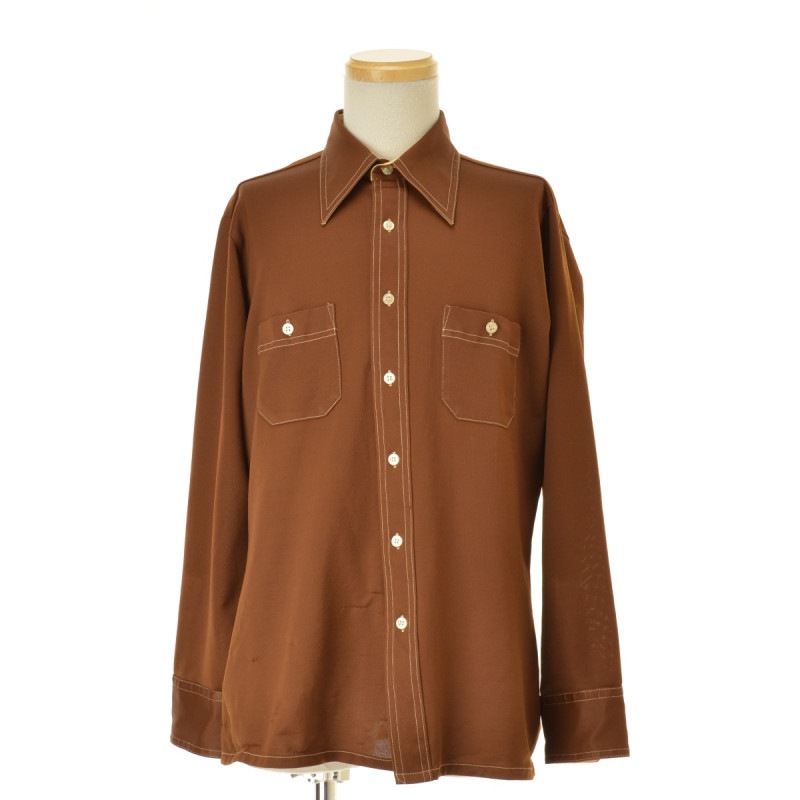 ブランド古着】ARROW / アロー 70s ポリ doubler 長袖シャツ