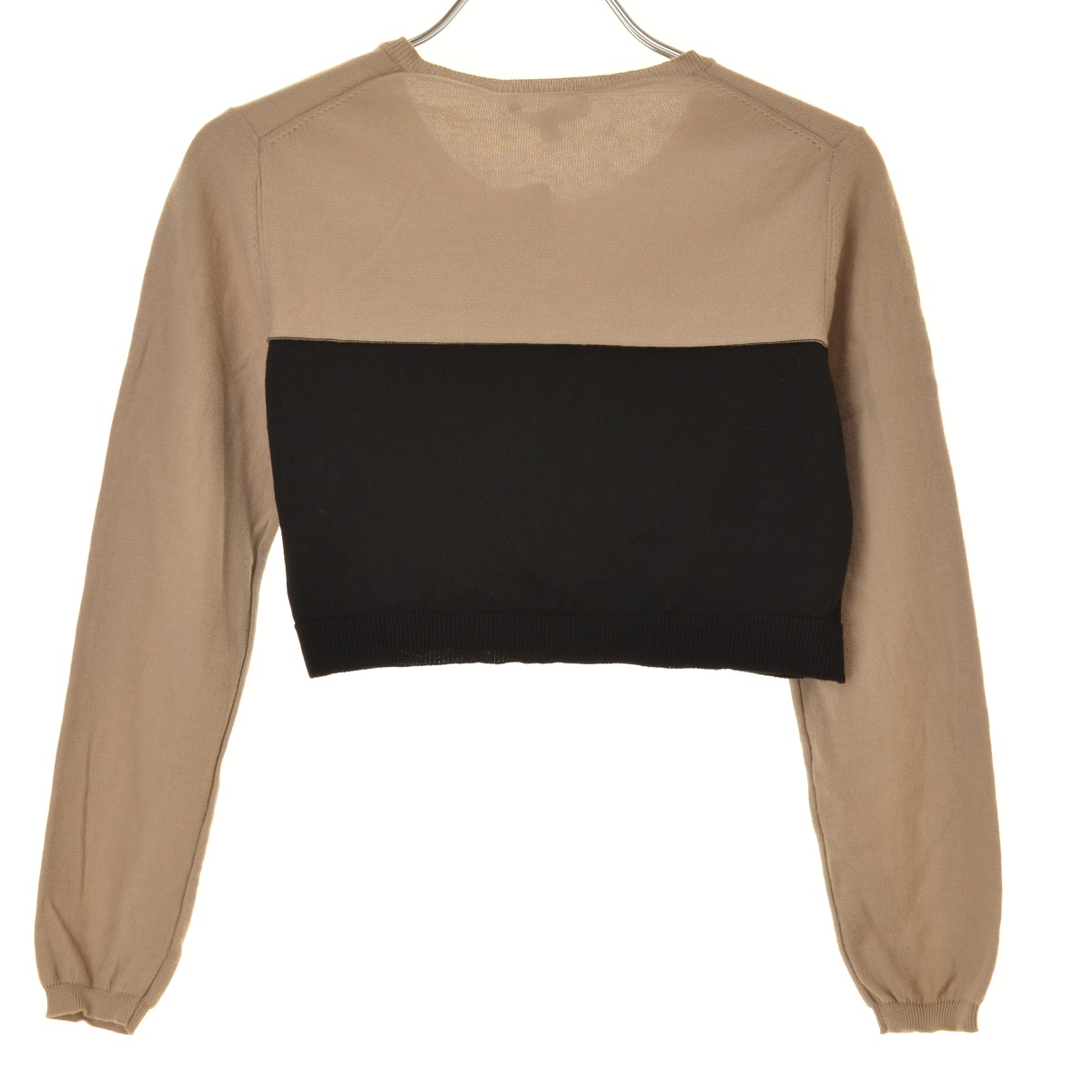 【新品】ポール・カ/Paule Ka バイカラーカーディガン ブランド古着】PAULE KA / ポールカ バイカラーニット 七分袖