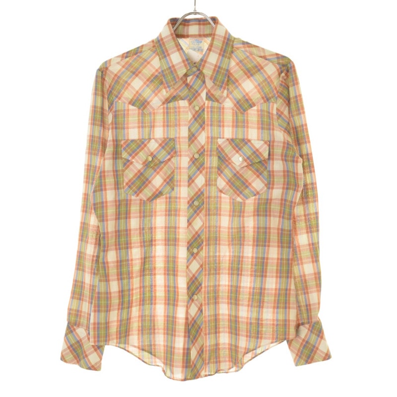 Sears シアーズ　ヴィンテージ　総柄シャツ 古着 70's ビンテージ Sears シアーズ KINGS ROAD キングスロード 総柄