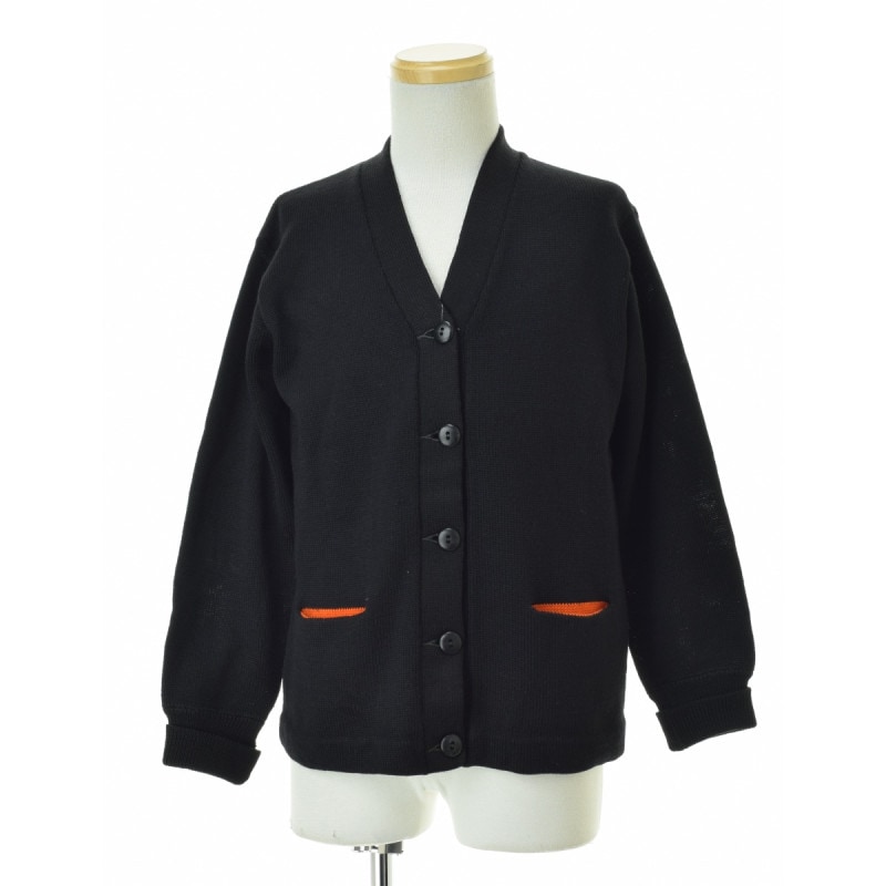 【即日発送可能です！】ヴィンテージウールニットカーディガン ブランド古着】LASLEY KNITTING CO. 50s～ レタードニット 長袖