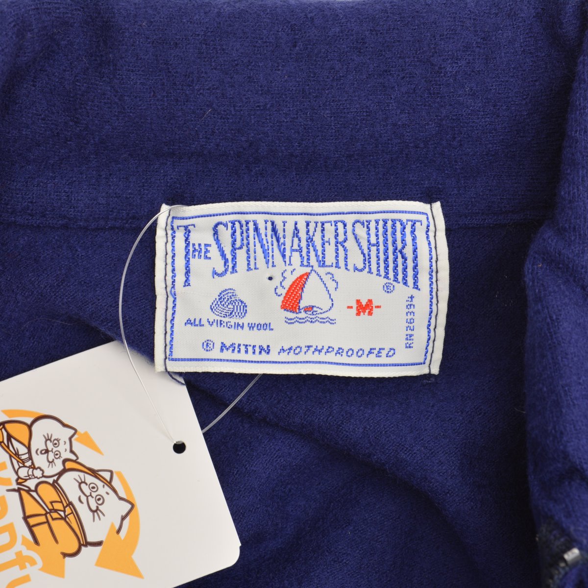 ブランド古着】THE SPINNAKER SHIRT 70s ハーフジップウール 長袖 