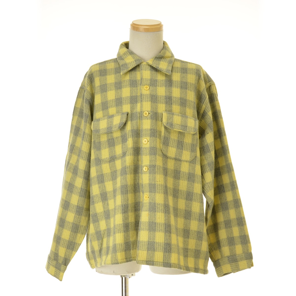 50's BUCK SKEIN ビンテージ チェック ネルシャツ 古着 50\u0027S Buck Skein Joe チェック柄 ウールジャケット