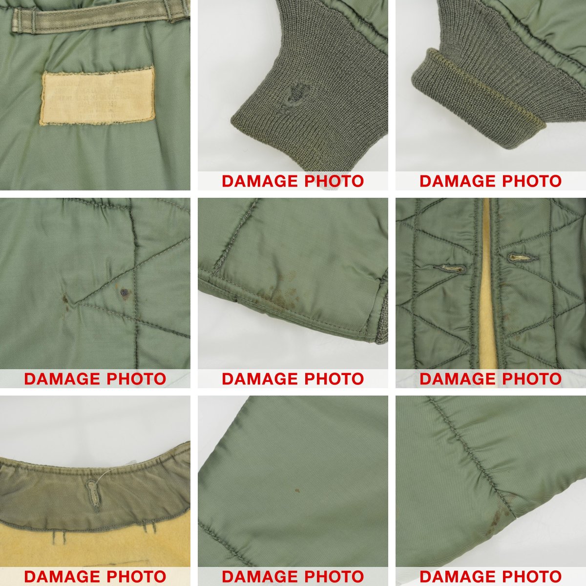 USAF LINERJACKET MANS ミリタリー　MIL-L-4889 USAF LINERJACKET MANS ミリタリー MIL-L-4889