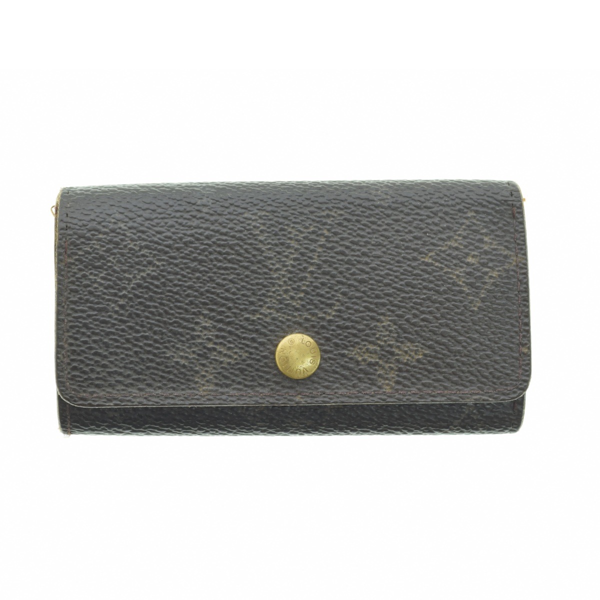 1円 LOUIS VUITTON ルイヴィトン M62631 モノグラム ミュルティクレ4 4連キーケース エベヌ ブラウン系 B8377Mh 1円 LOUIS VUITTON ルイヴィトン M62631 モノグラム ミュルティクレ4 4