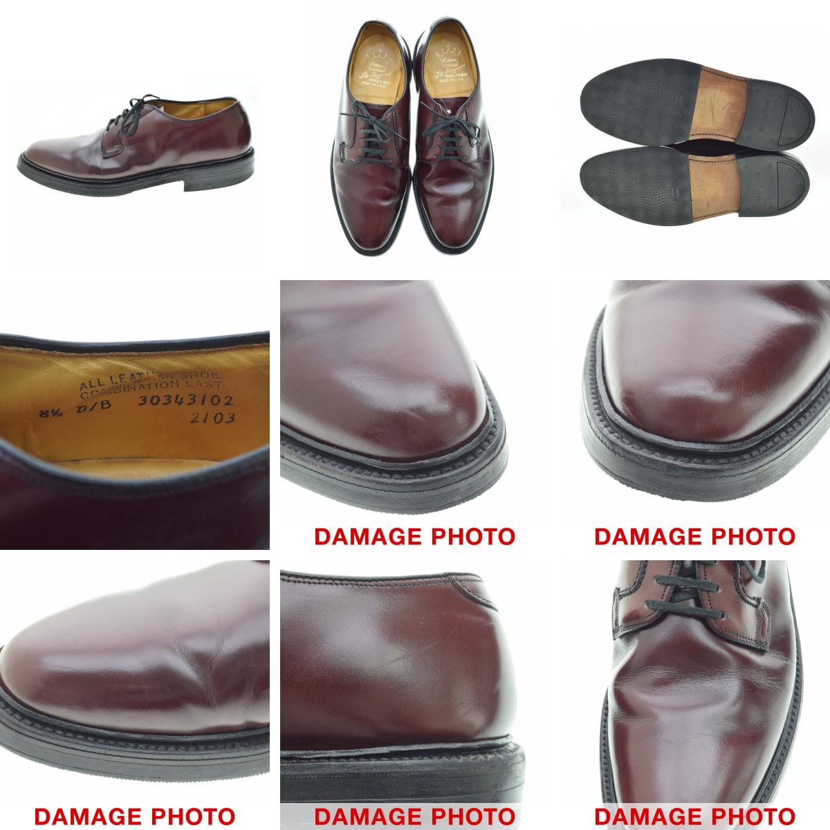 ブランド古着】HANOVER 70〜80s L.B.Sheppard プレーントゥ