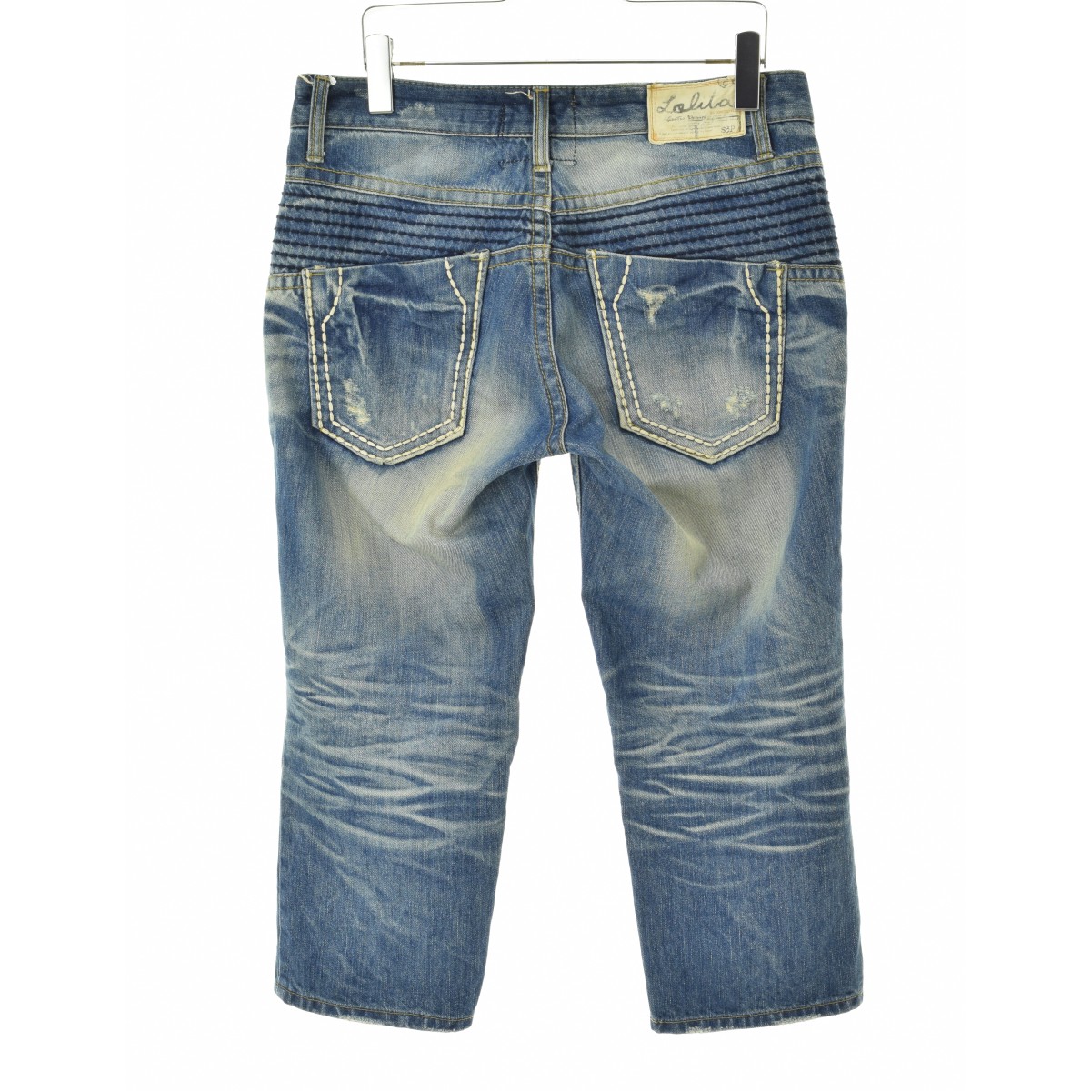 値下げ‼️【新品未使用】LOLITA JEANS ジーンズ XS LOLITA JEANS クロップドジーンズ・XS△ロリータジーンズ