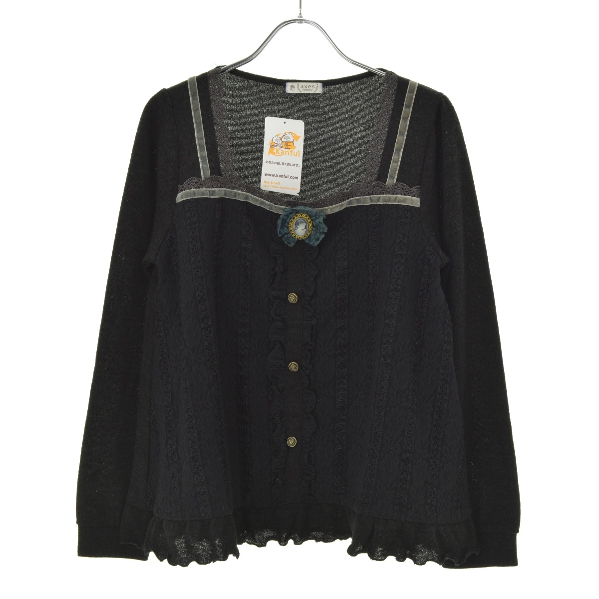 ブランド古着】axes femme / アクシーズファム SK31X27 ブローチ付