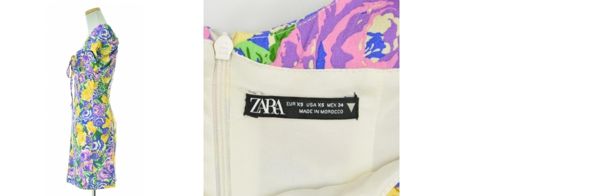 ブランド古着】ZARA / ザラ 2885/422/117 フローラルプリント