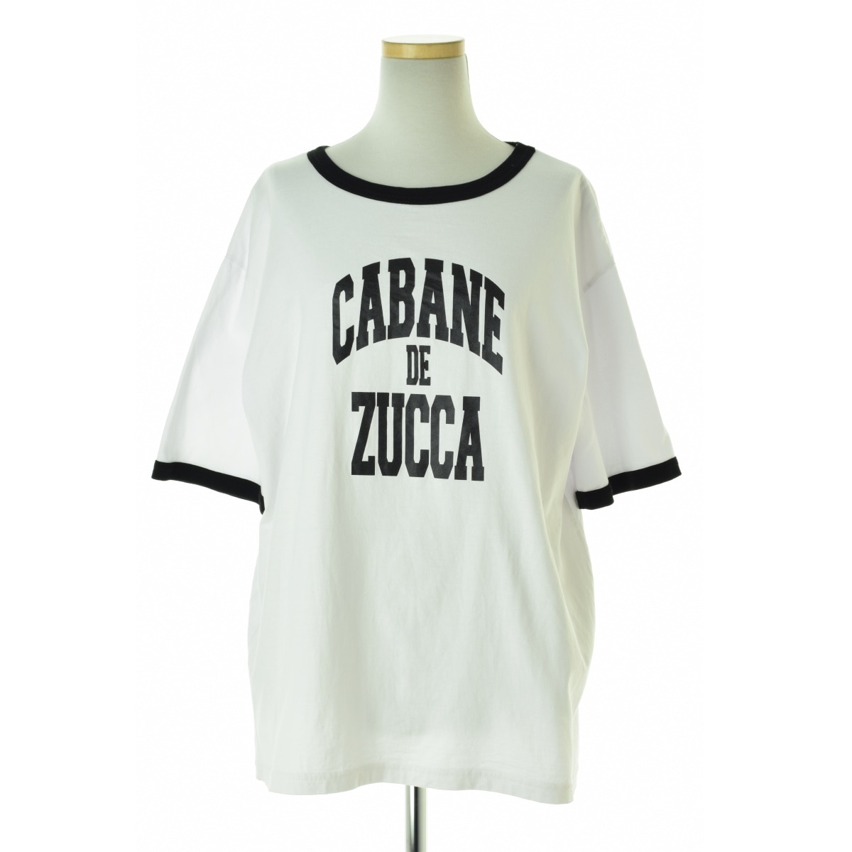 公式通販サイトセール ブランド古着】ZUCCA / ズッカ 24SS CZ42JK971 リンガーロゴT Tシャツ(半袖+袖なし)