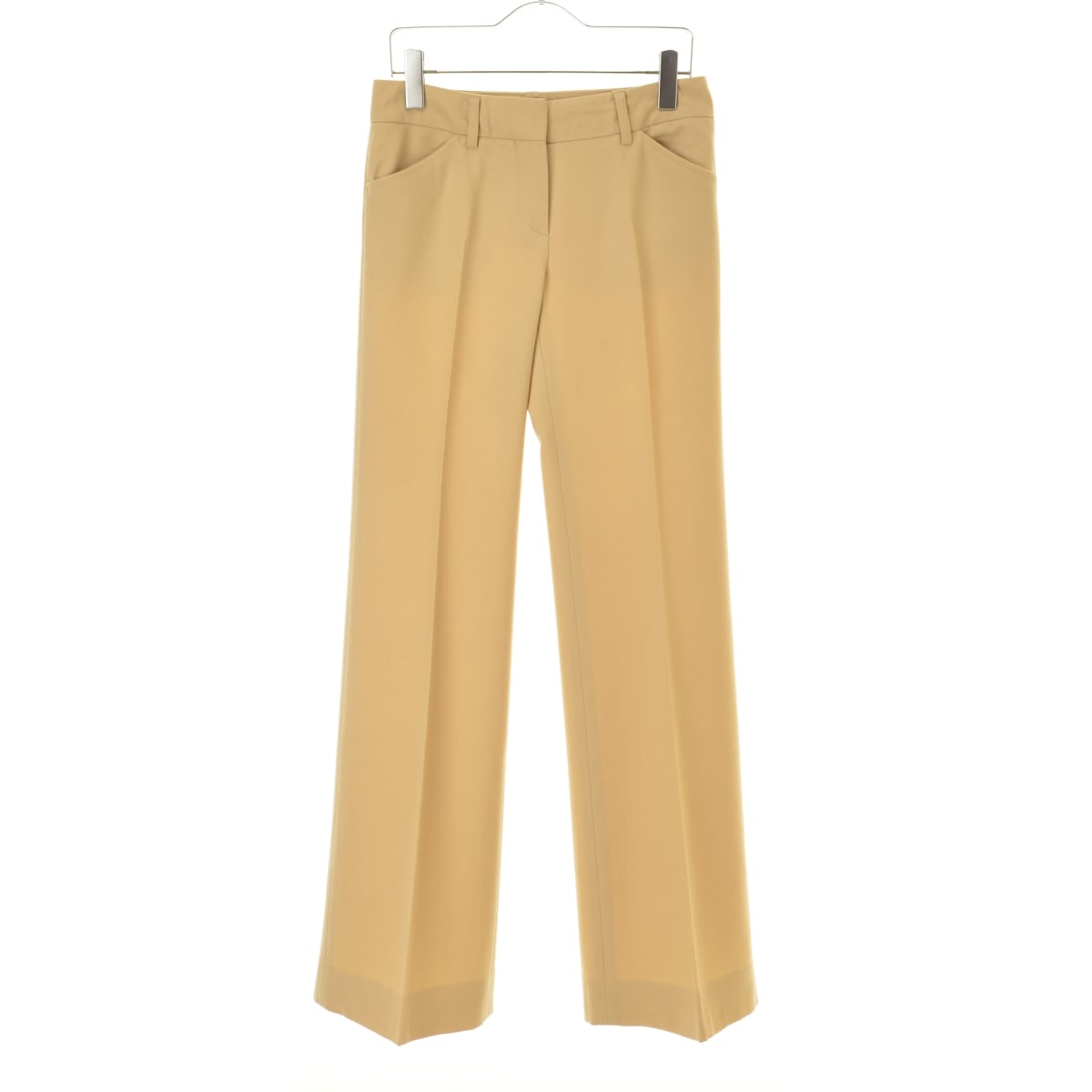 Theory セオリー レザーブーツカットパンツ サイズ4(L相当) ブラック Theory セオリー レザーブーツカットパンツ サイズ4(L相当