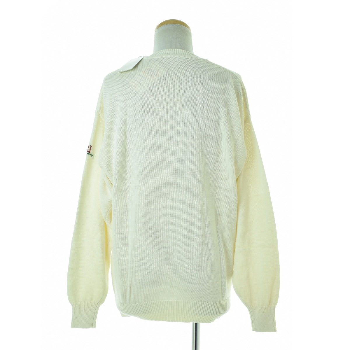 【dunhill】SPORT OLD ゴるふァー こッとン長袖にッとせーたー ダンひる dunhill SPORT にッと せーたー 長袖 はいねッく ろゴ