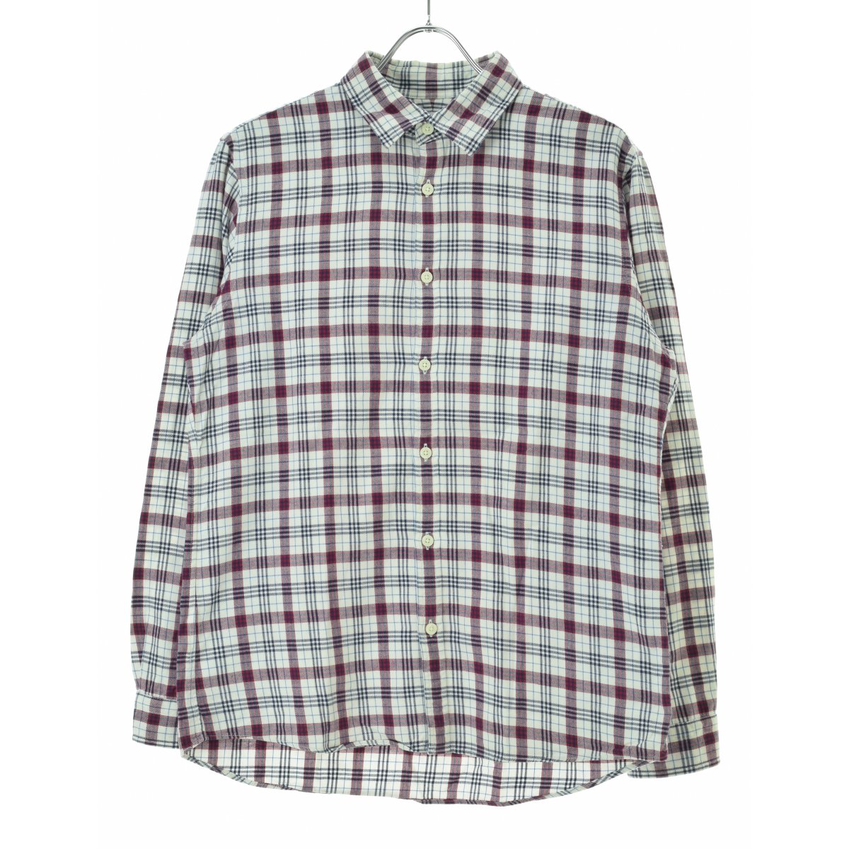 BURBERRY BLACK LABEL シャツ 長袖 チェック柄 M 黒