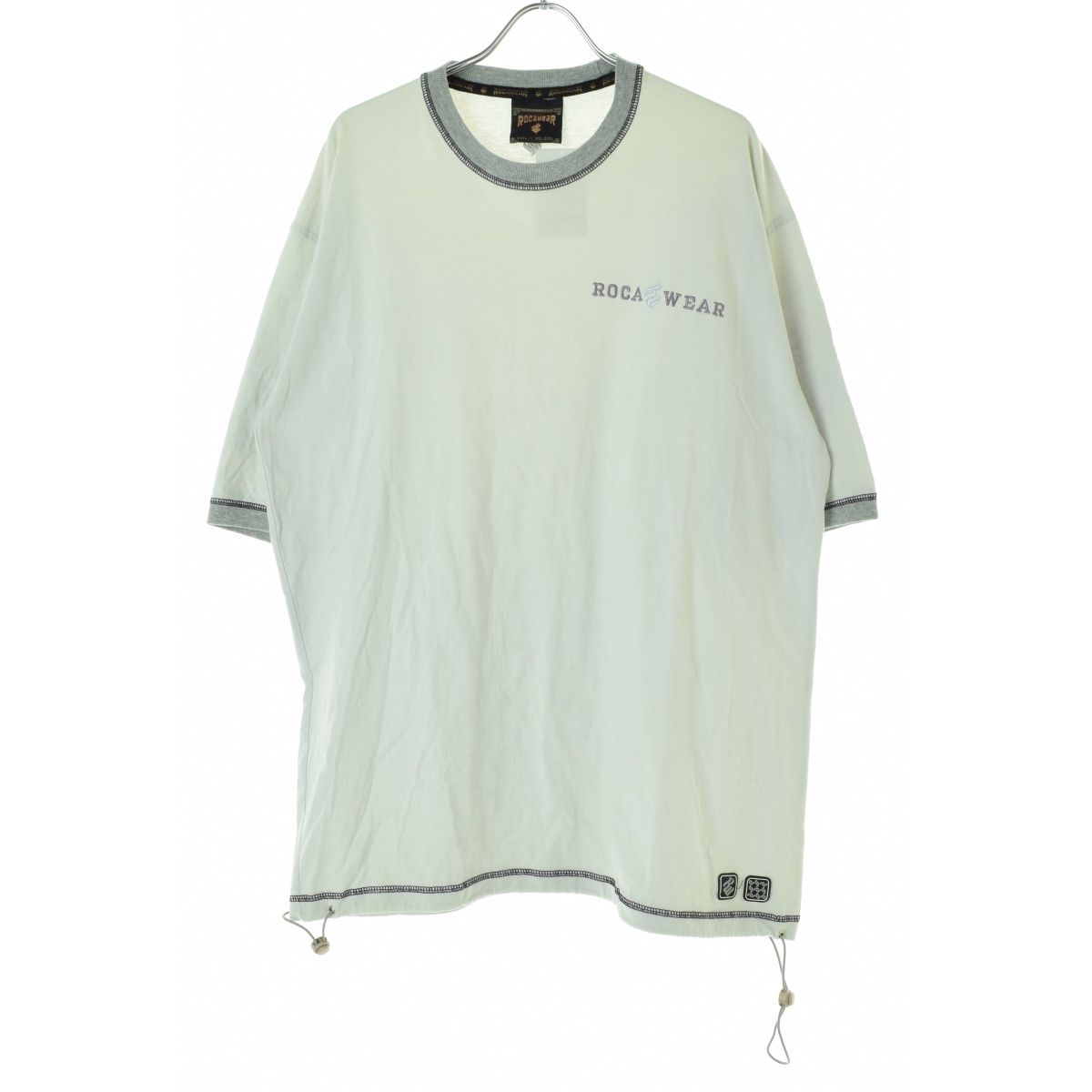 ★ROCA WEAR★ロカウェア★ロング丈 半袖Tシャツ★着丈68★Bガール ROCAWEAR（ロカウェア） 公式 ロンT JAY-Z 大きいサイズ Tシャツ 長袖