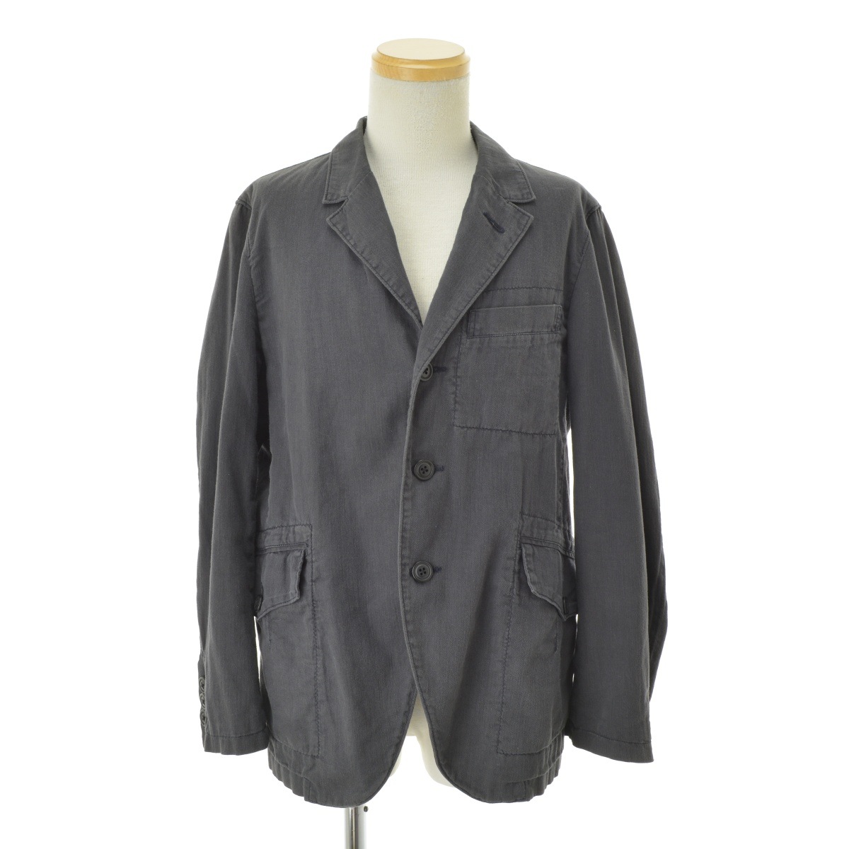 MHL MARGARETHOWELLコットンジャケット WORN COTTON NYLON COAT