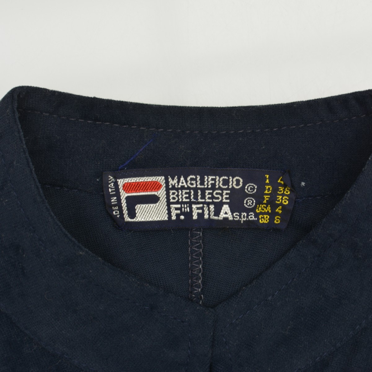 ブランド古着】FILA / フィラ OLD イタリア製 フェイクスエード ジップ