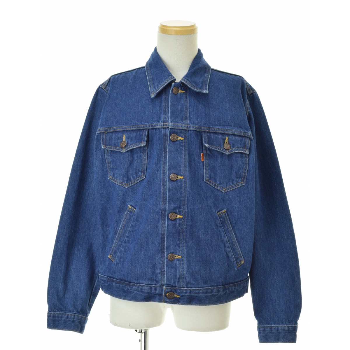 Levi's VINTAGE CLOTHING ダークブルーデニムジャケット L Levi's VINTAGE CLOTHING ダークブルーデニムジャケット L