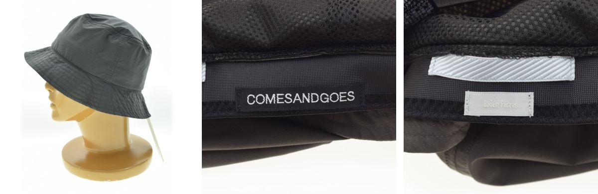 blurhms×comes and goes PTX BUCKET HAT ブランド古着】blurhms × COVERCHORD × COMESANDGOES