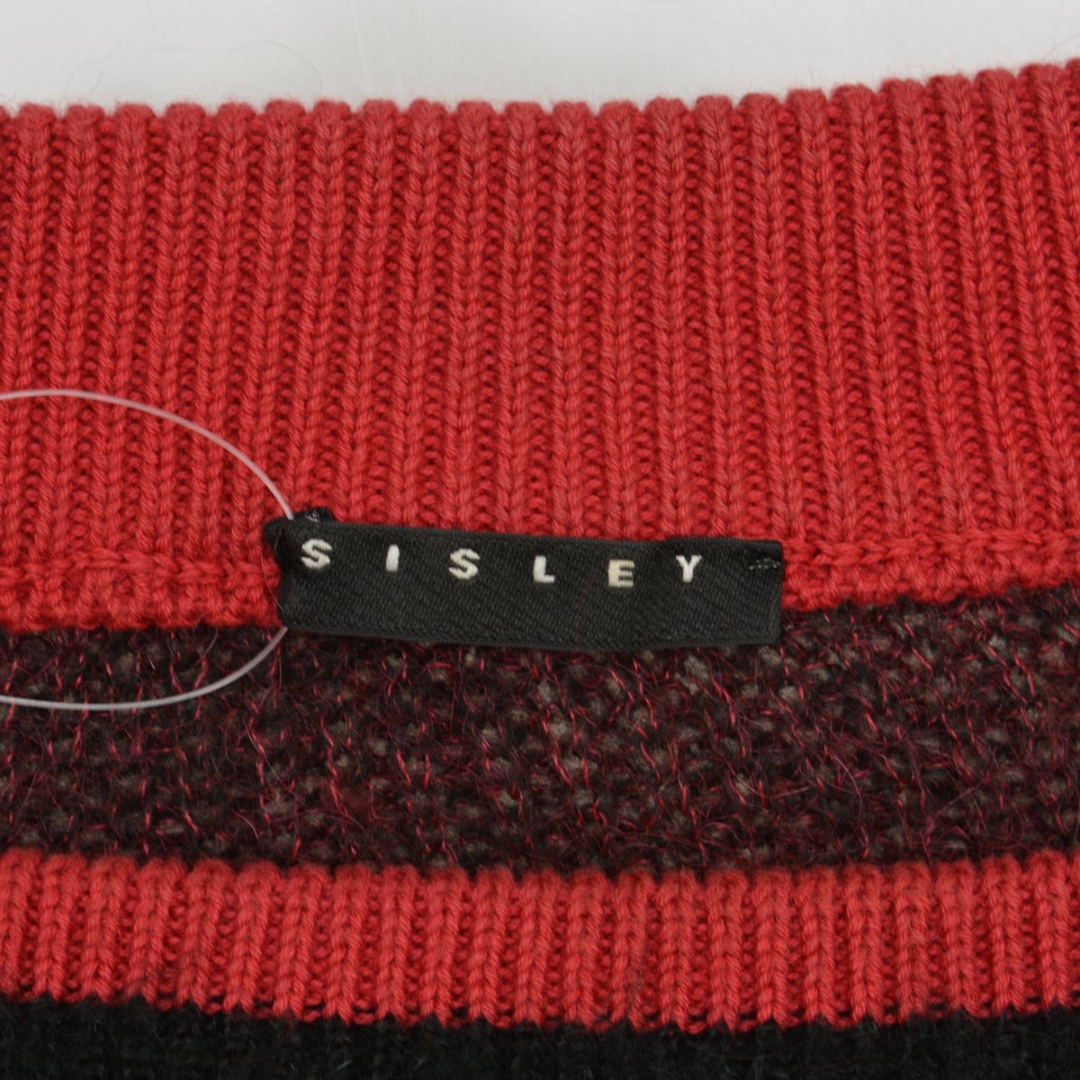 ブランド古着】SISLEY / シスレー 切替 シャギー 長袖ニット