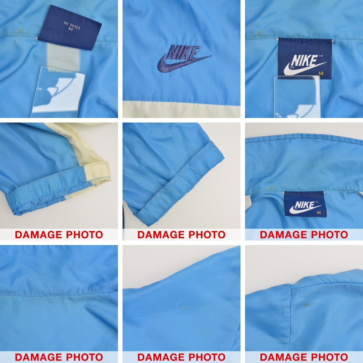 ブランド古着】NIKE / ナイキ 80s 紺タグ 切替 ウィンドブレーカー