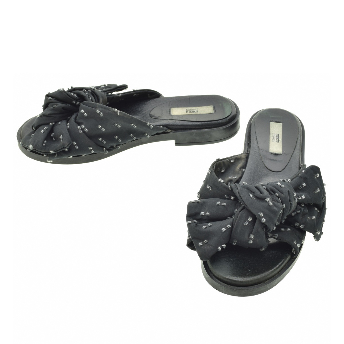 ブランド古着】miista / ミスタ VALERIE BLACK BOW リボン サンダル