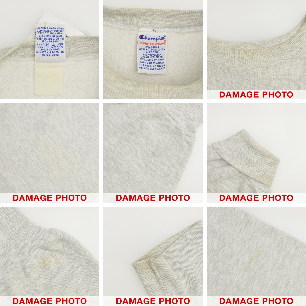 ブランド古着】CHAMPION / チャンピオン メキシコ製 REVERSE WEAVE