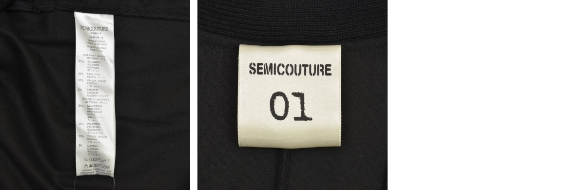 ブランド古着】SEMICOUTURE / セミクチュール Y1WA12 異素材